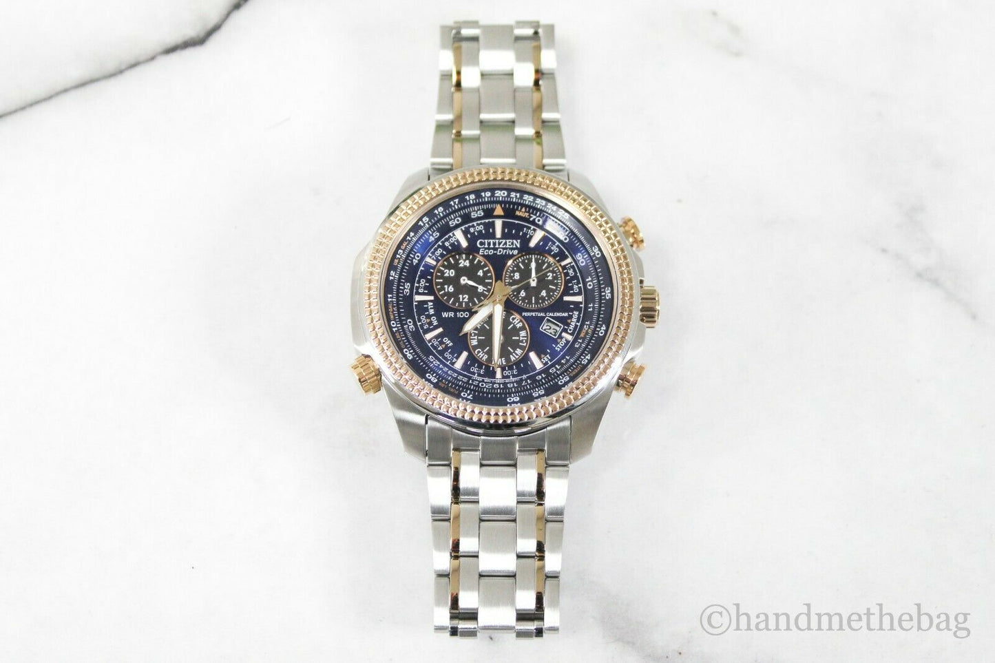 Citizen (BL5406-56L) Men's Eco Drive Chronograph Two-Tone Stainless Steel Watch