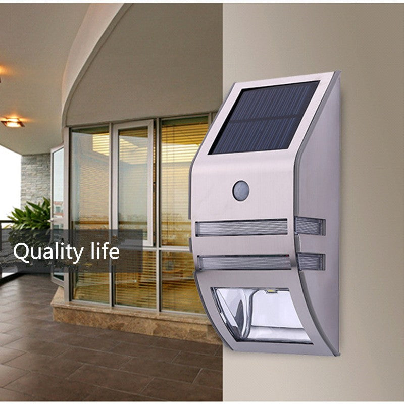 Solar powered Wall Light with Motion Sensor