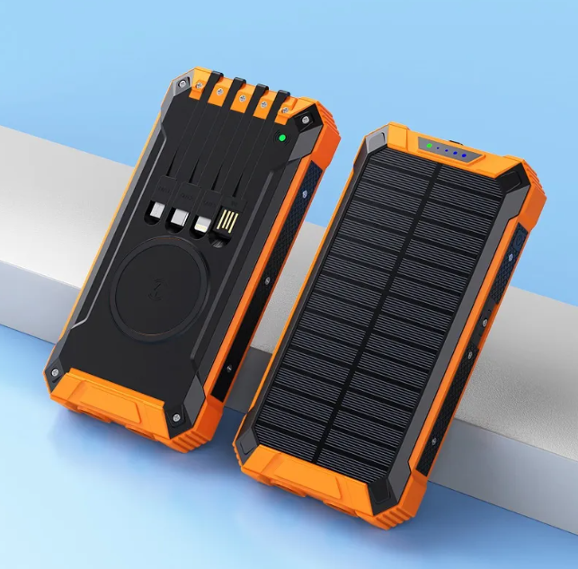 Solar Charge Wireless Power Bank 10000mah / up