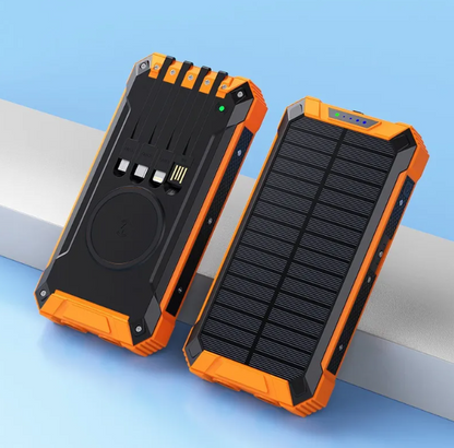 Solar Charge Wireless Power Bank 10000mah / up