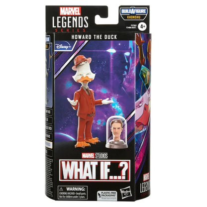 Marvel Legends Series MCU Disney Plus Howard The Duck What If Series Action Figure 6-inch Collectible Toy 2 Accessories and 1 Build-A-Figure Part