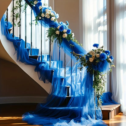1 Piece of Wedding Arch Hanging Mesh, Wedding Tulle Fabric, Ceremony Decoration, Bridal Shower, Ceiling Decoration