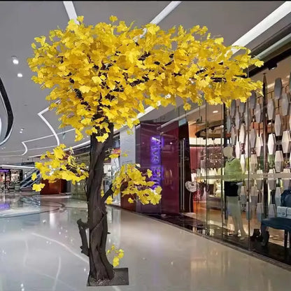 Artificial Plants Peach Tree Cherry Tree Maple Tree Fake Flowers Wedding Hotel Exhibition Living Room Decoration Ornaments