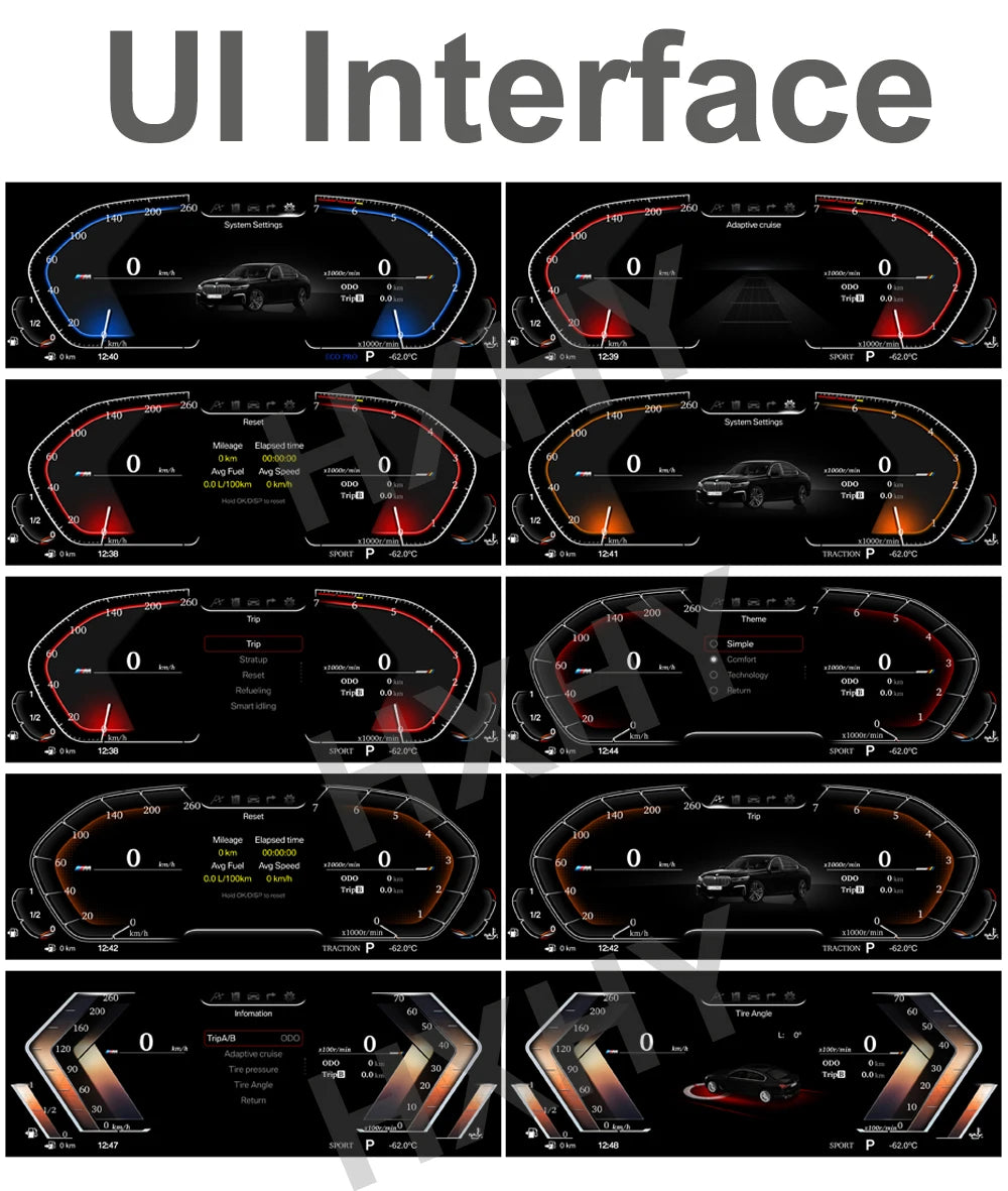2025 Latest Original Car Digital Cluster Instrument for BMW X3 X4 F25 F26 2011-2017 LCD Speedmeters Dashboard Player