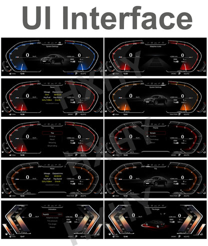 2025 Latest Original Car Digital Cluster Instrument for BMW X3 X4 F25 F26 2011-2017 LCD Speedmeters Dashboard Player