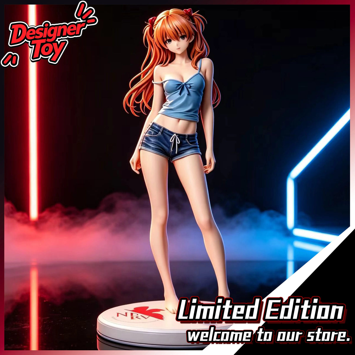 Urban Streetwear Asuka Anime Game Peripheral Figure, Desktop Ornament, Bestselling Toy Gift