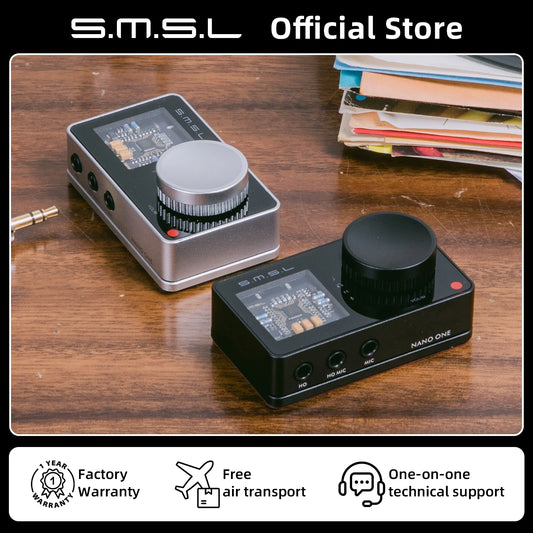 SMSL NANOONE PRO ESports External Sound Card Hifi DSP Chip Audiophile Grade Live Singing Support Headphone