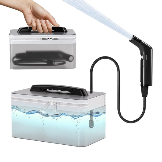 Wower Portable Electric Bidet for Personal Hygiene Cleaning 2.3L Shattaf Rechargeable Travel Camping Bidet Shower Sprayer