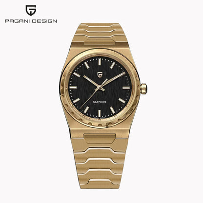 PAGANI DESIGN V2 Version 37mm Man Quartz Watch VJ21 Sapphire Stainless Steel Waterproof 10bar Thin 7mm Luminous C3 Reloj Hombre