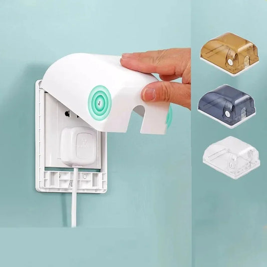 Socket Protection Cover Baby Proof Super Hard Protective Case for Interior Electrical Outlets Light Switch Kids Safe Cover Box