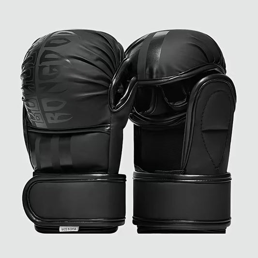 Boxing Gloves for Men Women Durable PU Leather Sparring Training Gloves Shock Absorbing Foam Padded for Heavy Bag Kickboxing MMA