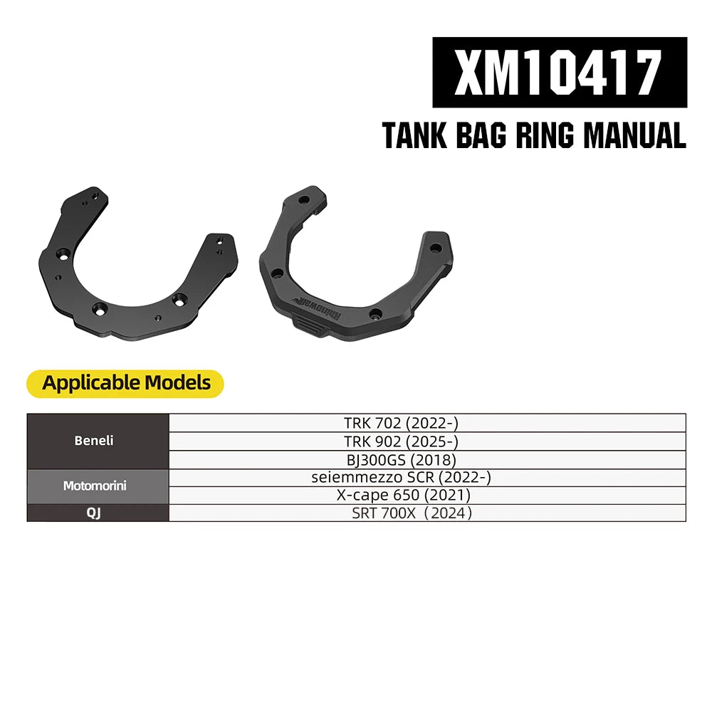 Rhinowalk Motorcycle Tank Bag Quick-Release Magnetic Waterproof Anti-Theft Riding Travel Luggage Case Shoulder Bag Accessories