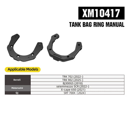 Rhinowalk Motorcycle Tank Bag Quick-Release Magnetic Waterproof Anti-Theft Riding Travel Luggage Case Shoulder Bag Accessories