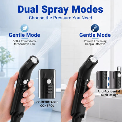 Wower Portable Electric Bidet for Personal Hygiene Cleaning 2.3L Shattaf Rechargeable Travel Camping Bidet Shower Sprayer