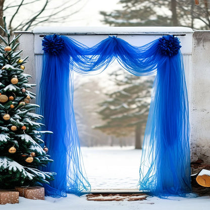 1 Piece of Wedding Arch Hanging Mesh, Wedding Tulle Fabric, Ceremony Decoration, Bridal Shower, Ceiling Decoration