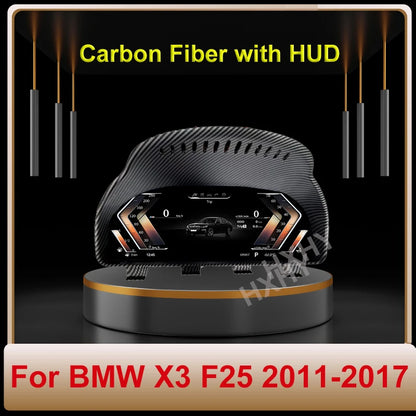 2025 Latest Original Car Digital Cluster Instrument for BMW X3 X4 F25 F26 2011-2017 LCD Speedmeters Dashboard Player