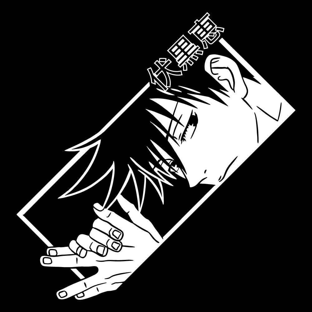 JJK Divine Dog Car Sticker Anime Stickers Jdm Vinyl Decals Car Exterior Decoration Waterptoof Decal for Auto Window Bumper