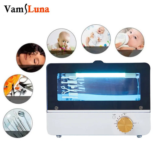 Salon UV Sanitizer Cabinet Professional Spa Ultraviolet Light Disinfection Box 6L Towel Cleaner Nails Art Tool Equipment
