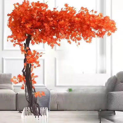 Artificial Plants Peach Tree Cherry Tree Maple Tree Fake Flowers Wedding Hotel Exhibition Living Room Decoration Ornaments