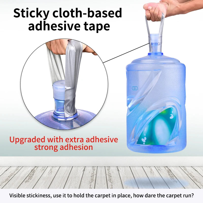 Super Strong Waterproof Duct Tape - Versatile Silvery Gray Adhesive for Walls, Plastics, Glass, Wood & Metal - Ideal for DIY Hom