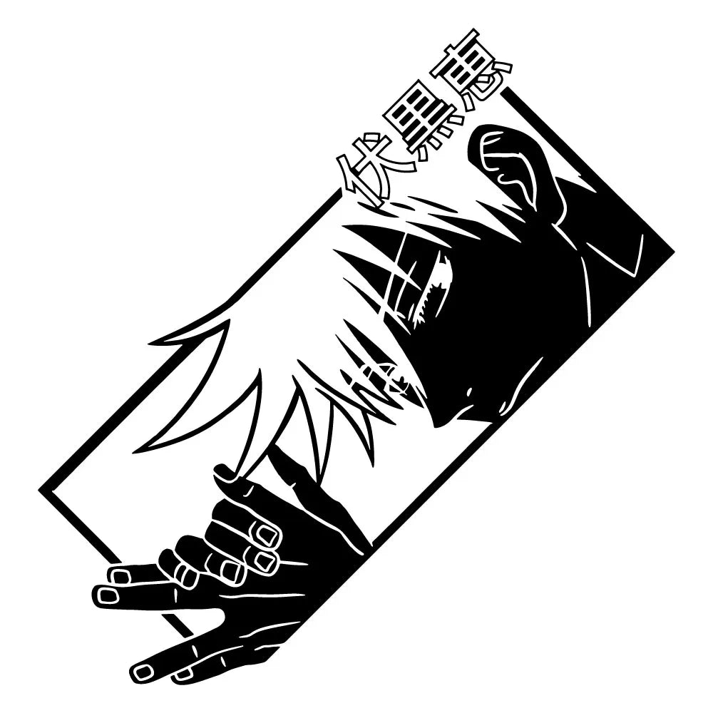 JJK Divine Dog Car Sticker Anime Stickers Jdm Vinyl Decals Car Exterior Decoration Waterptoof Decal for Auto Window Bumper