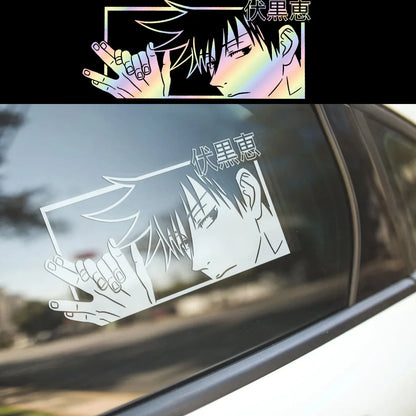 JJK Divine Dog Car Sticker Anime Stickers Jdm Vinyl Decals Car Exterior Decoration Waterptoof Decal for Auto Window Bumper
