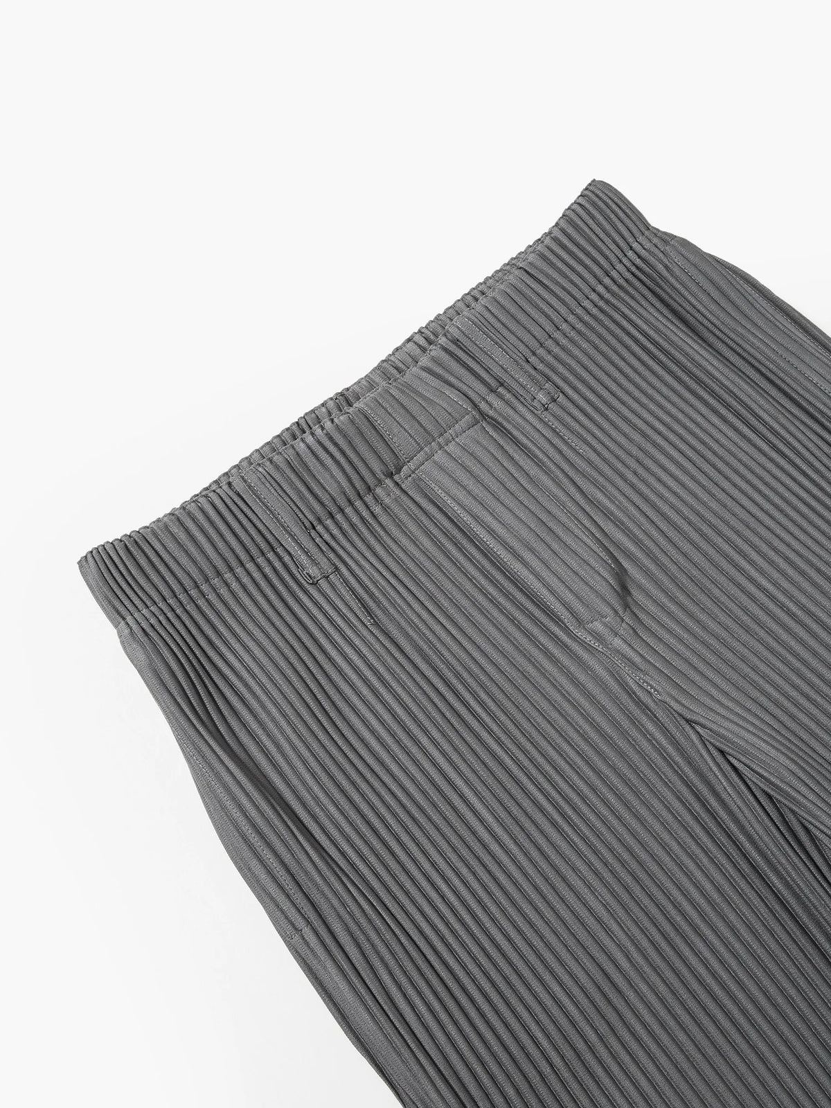 Miyake Pleated Men Pants Casual Loose Wide Leg Draped Trousers Business Casual Daily Wear