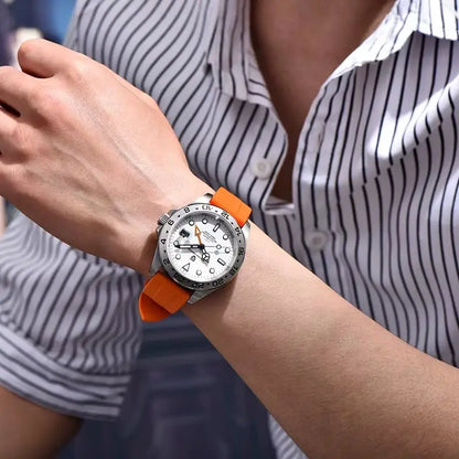 PAGANI DESIGN New Automatic Machinery Men'S Watch GMT DG5833 Stainless Steel Sapphire Crystal 10bar Waterproof Reloj Hombre