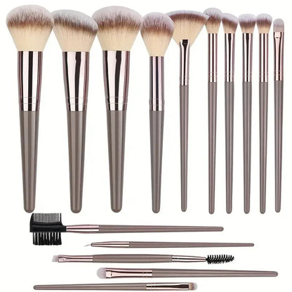 3-20Pcs Premium Makeup Brushes Set Soft Fluffy Beauty Cosmetic Foundation Makeup Brush Eyeshadow Blush Kabuki Make Up Tools