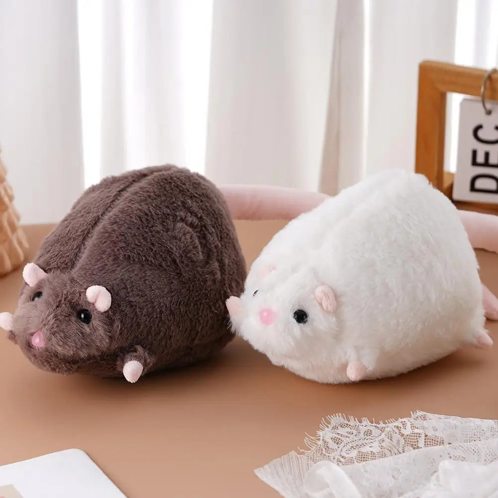 Cute 40/90cm Mouse Doll Plush Oversized Flower Branch Rat Doll Cartoon Soft Animal Figure Kids Gift Birthday Plush Animal