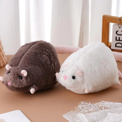 Cute 40/90cm Mouse Doll Plush Oversized Flower Branch Rat Doll Cartoon Soft Animal Figure Kids Gift Birthday Plush Animal