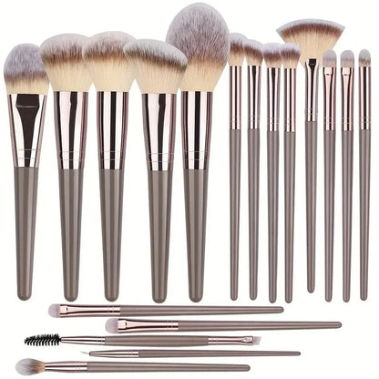 3-20Pcs Premium Makeup Brushes Set Soft Fluffy Beauty Cosmetic Foundation Makeup Brush Eyeshadow Blush Kabuki Make Up Tools
