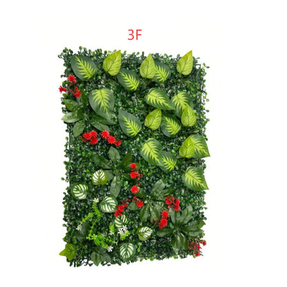 Artificial Green Wall Panels Faux Jungle Grass Decor for Home Garden Vibrant Greenery Mats for Outdoor Patio Weddings Christmas