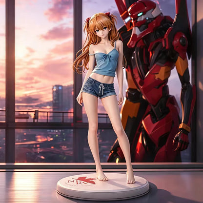 Urban Streetwear Asuka Anime Game Peripheral Figure, Desktop Ornament, Bestselling Toy Gift