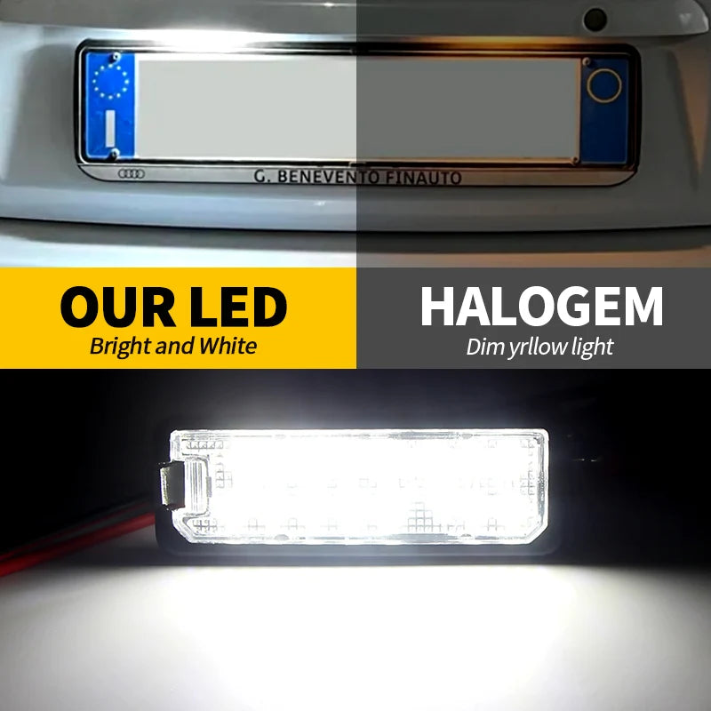 LED Number Car License Plate Light Lamp For Porsche Boxster 987 981 982 Spyder Cayenne 958 92A 911 Carrera 991 996 997 Turbo 980