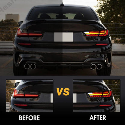 OLED GTS Taillights For BMW 3 Series G20 M3 G80 330 340i 320i 325i 2019-2024 Taillamp Taillight Rear Lamps Full LED Brake Light