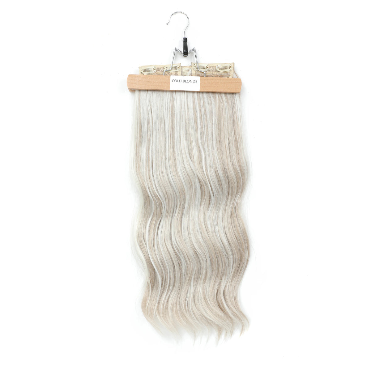 24Inches 220Grams Body Wave Clips In Piano Blond 27/613 M888 Bio Protain High Temperature Synthetic Hair Extensions 4Pcs/Lot
