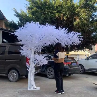 Artificial Plants Peach Tree Cherry Tree Maple Tree Fake Flowers Wedding Hotel Exhibition Living Room Decoration Ornaments