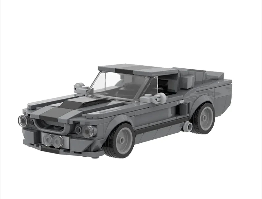Brick Car Toy Set Mustang