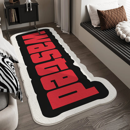 VIKAMA WASTED Bedside Floor Mat Unique Doormat Welcome Mat Rug For Bedroom Carpet For Live Room Runner Rug Home Decor