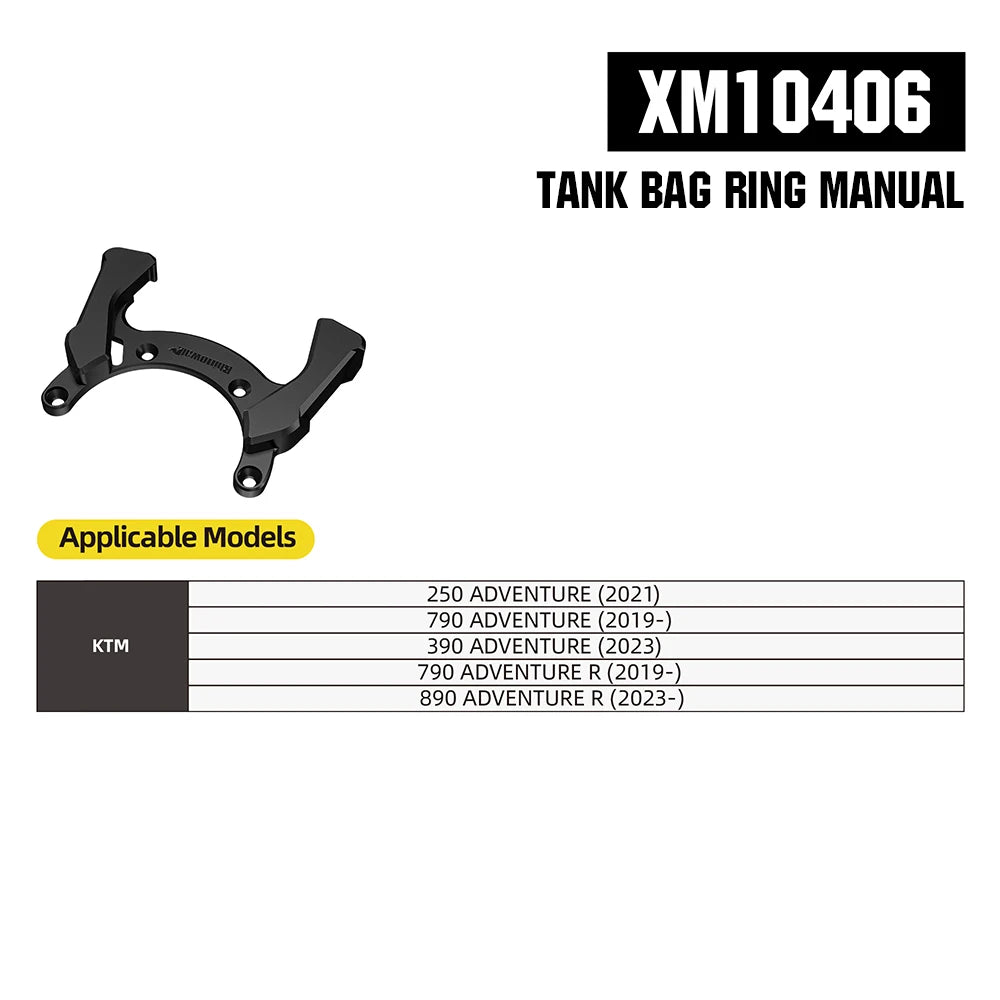 Rhinowalk Motorcycle Tank Bag Quick-Release Magnetic Waterproof Anti-Theft Riding Travel Luggage Case Shoulder Bag Accessories