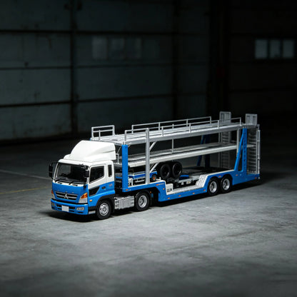 Takara Tomy Tomica No.131 Mitsubishi Fuso Car Transporter Diecast Long Vehicle Toy Gift for Boys Kids In Stock