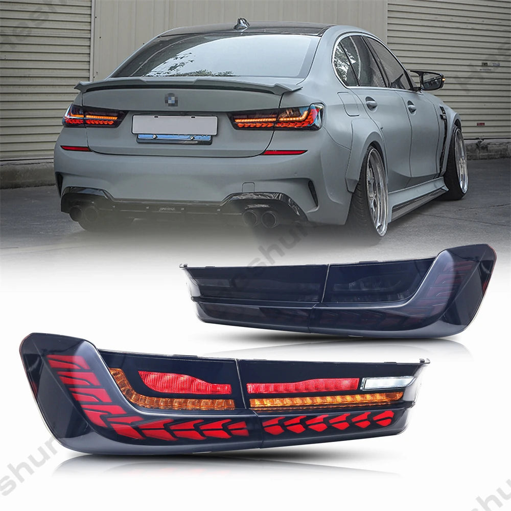 OLED GTS Taillights For BMW 3 Series G20 M3 G80 330 340i 320i 325i 2019-2024 Taillamp Taillight Rear Lamps Full LED Brake Light