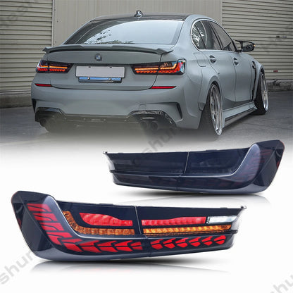 OLED GTS Taillights For BMW 3 Series G20 M3 G80 330 340i 320i 325i 2019-2024 Taillamp Taillight Rear Lamps Full LED Brake Light