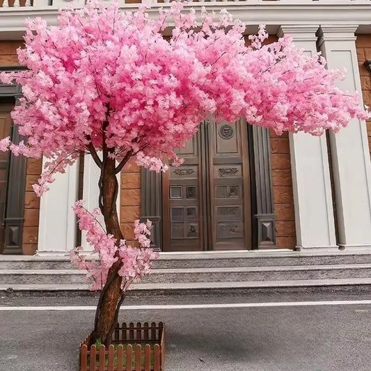 Artificial Plants Peach Tree Cherry Tree Maple Tree Fake Flowers Wedding Hotel Exhibition Living Room Decoration Ornaments