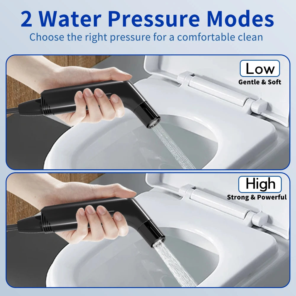 Wower Portable Electric Bidet for Personal Hygiene Cleaning 2.3L Shattaf Rechargeable Travel Camping Bidet Shower Sprayer