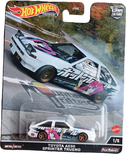 Hot Wheels Toyota AE86 Sprinter Trueno Mountain Drifters 1/5