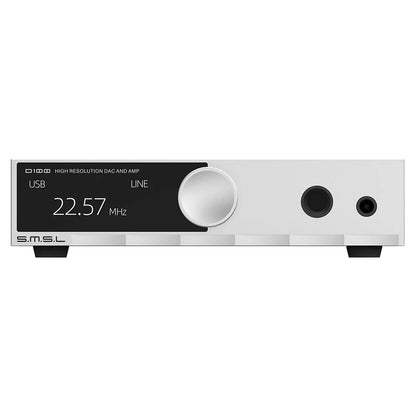 SMSL D100 AUDIO DAC ES9081 USB MQA DSD512 XU316 32bit 768kHz True Balanced Support Active Speaker OPA1612A 6.35mm&4.4mm RCA