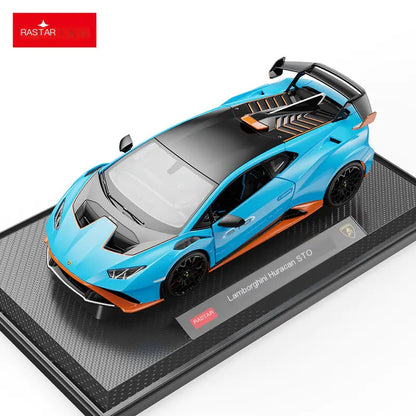 Lamborghini STO Diecast Model Car with Display Stand