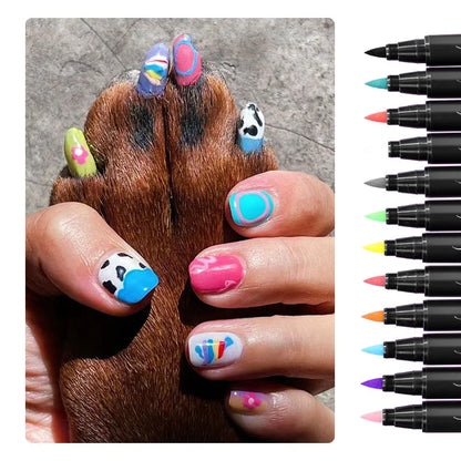 Dog Nail Polish Pen 12 colors